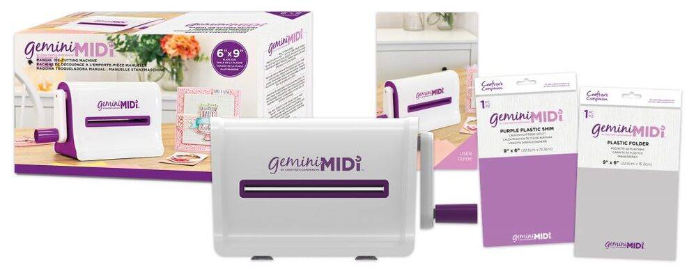 Gemini Midi - Manual Die-cutting Machine Arts & Crafts Crafters Companion