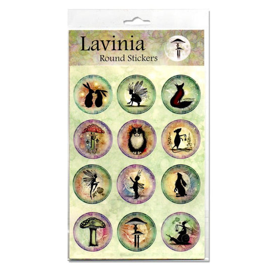 Lavinia - Round Stickers