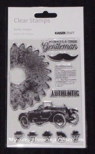Kaisercraft - Acrylic Stamps - Barber Shoppe Arts & Crafts Kaisercraft
