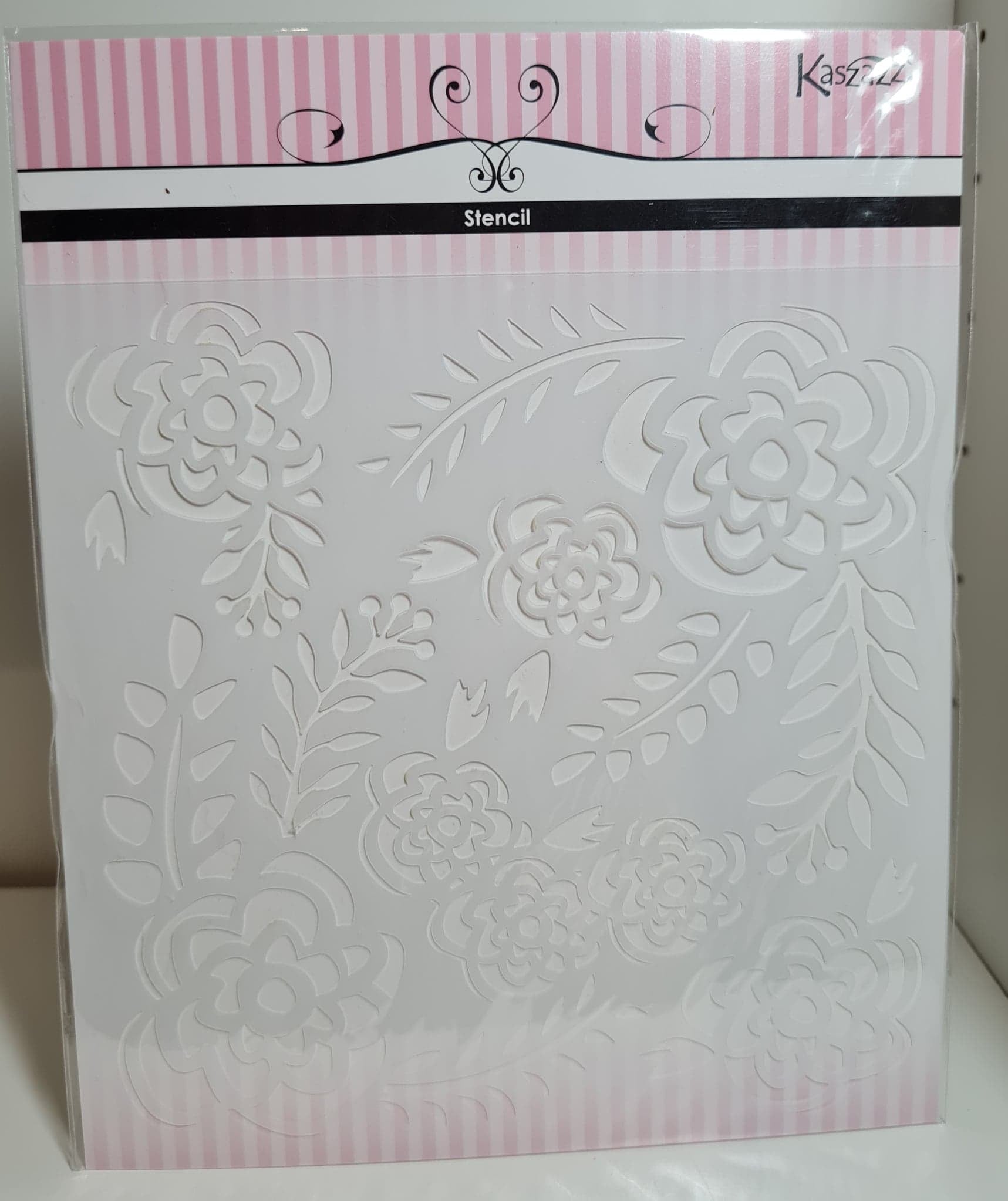 Kaszazz Stencil - Spring Garden Arts & Crafts Kaszazz