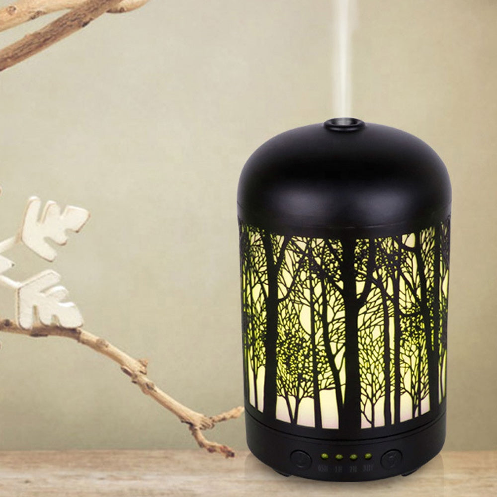 Metal Enchanted Forrest Design Essential Oil Diffuser 100ml Health & Beauty 10Cats
