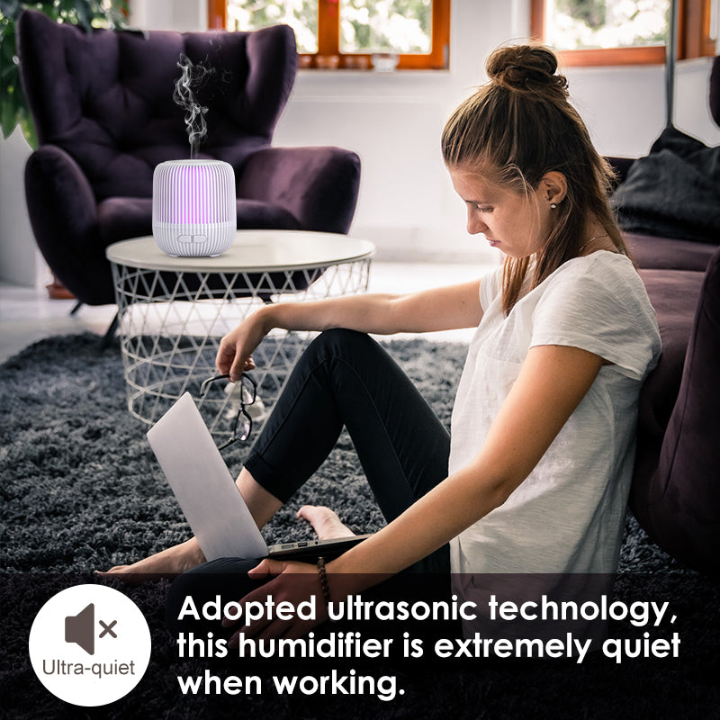 Modern Decor Design Essential Oil Diffuser 140ml (White) – 10Cats