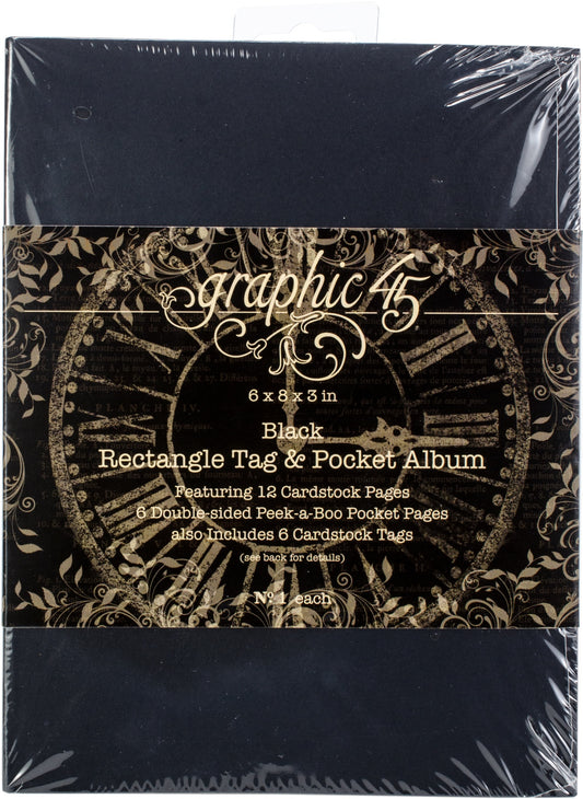 Graphic 45 - Rectangle Tag & Pocket Album