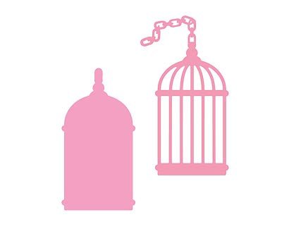 Paper Die -Layered Bird Cage Arts & Crafts Kaszazz