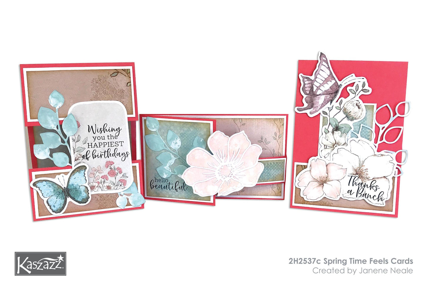 Paper Die -Layered Spring Flower Arts & Crafts Kaszazz