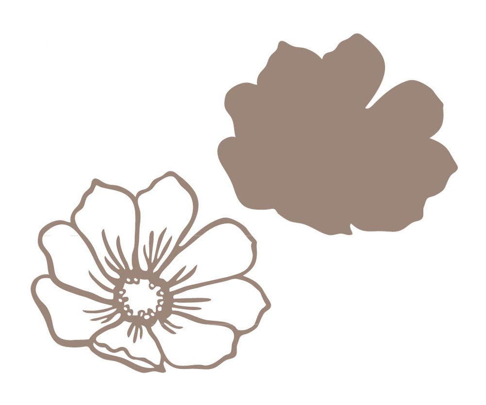 Paper Die -Layered Spring Flower Arts & Crafts Kaszazz