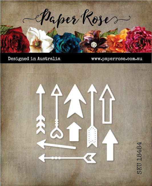 Paper Rose - Metal Die - Arrows Arts & Crafts Paper Rose