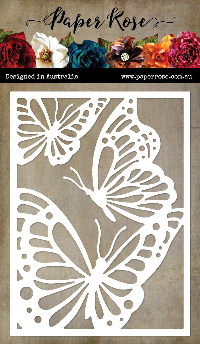 Paper Rose - Metal Die - Butterfly Cover Plate Arts & Crafts Paper Rose