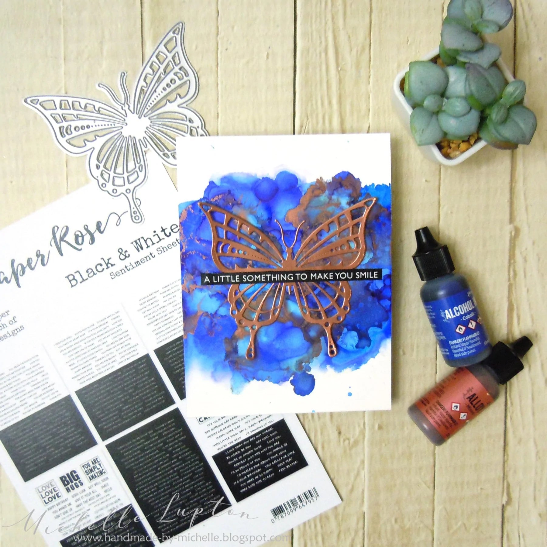 Paper Rose - Metal Die - Lyla Butterfly Arts & Crafts Paper Rose