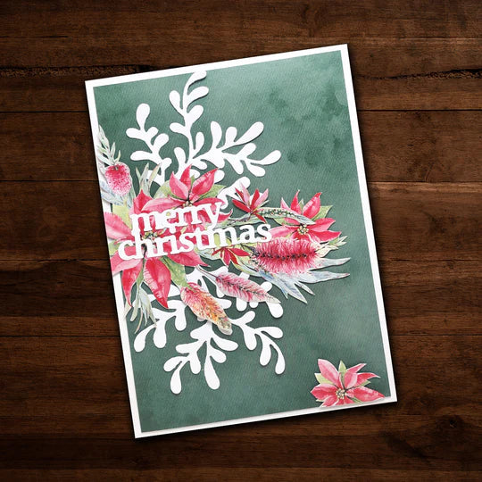 Paper Rose - Metal Die - Mistletoe Small Arts & Crafts Paper Rose
