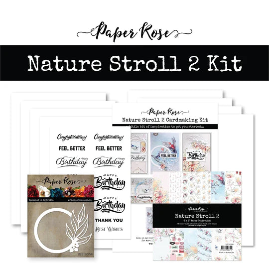 Paper Rose - Nature Stroll 2 Cardmaking Kit Arts & Crafts Paper Rose