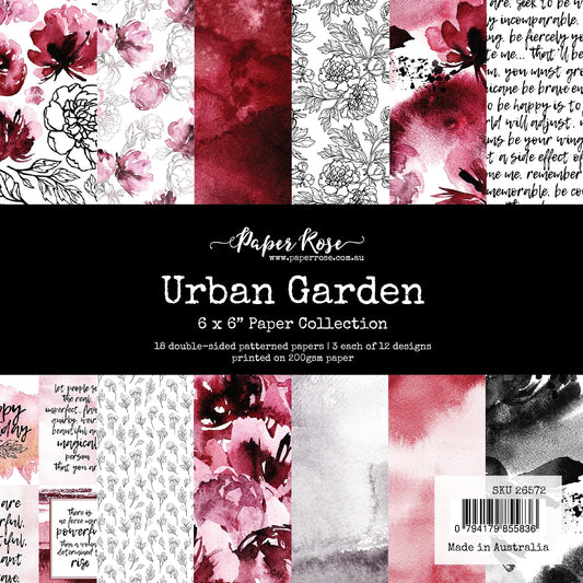 Paper Rose - Urban Garden 6x6 Paper Collection Arts & Crafts Paper Rose