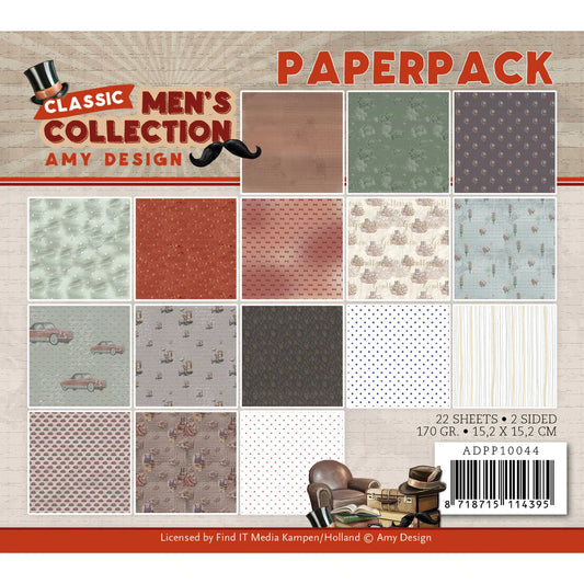Paperpack - Amy Design Classic Men Collection Arts & Crafts Find IT Trading