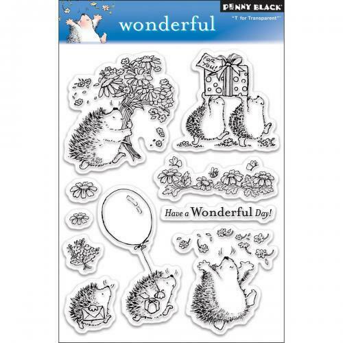 Penny Black - Wonderful - clear Stamp Set Arts & Crafts Notions