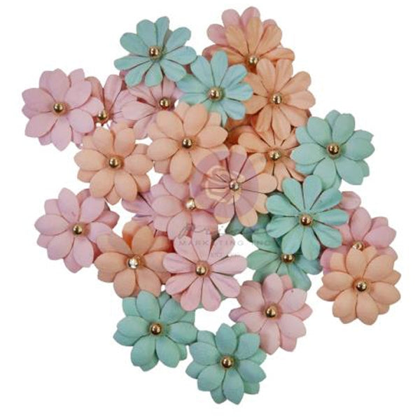 Prima Paper Flowers - Peach Tea Arts & Crafts Prima