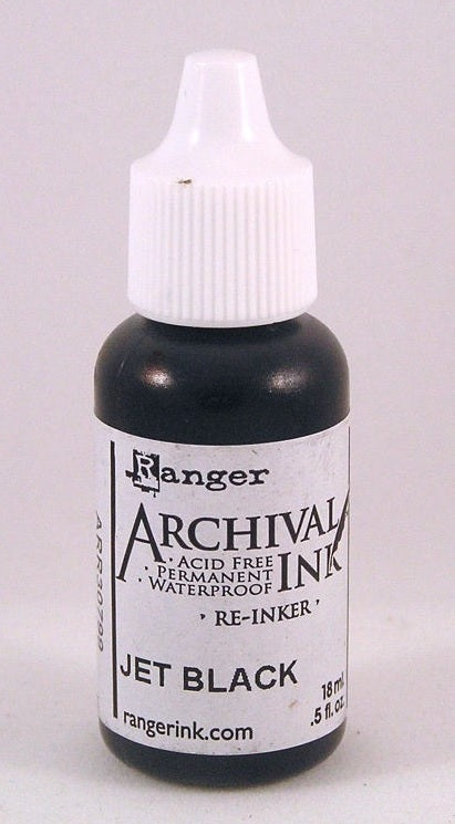Ranger Archival Ink - Re-Inker Jet Black Arts & Crafts Ranger