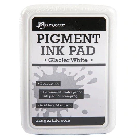 Ranger Pigment Ink Pad Glacier White - 10Cats