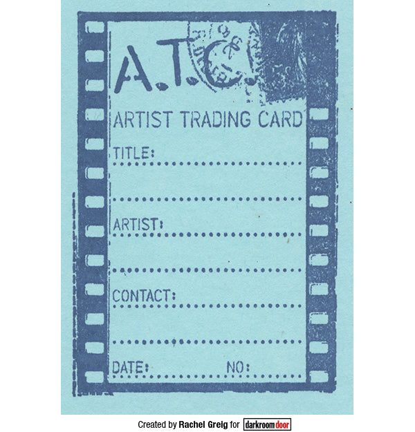 Rubber Stamp - Darkroom Door - Artist Trading Cards Arts & Crafts Darkroom Door