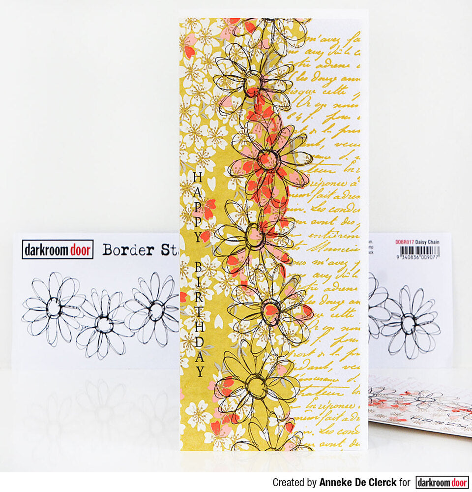 Rubber Stamp - Darkroom Door - Border Stamps - Daisy Chain Arts & Crafts Darkroom Door