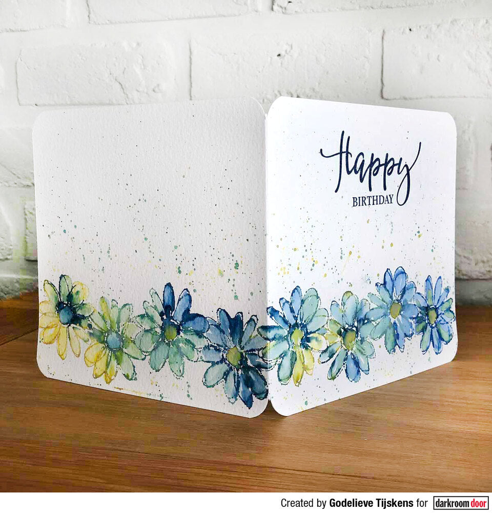 Rubber Stamp - Darkroom Door - Border Stamps - Daisy Chain Arts & Crafts Darkroom Door