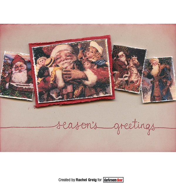 Rubber Stamp - Darkroom Door - Christmas Sentiments Arts & Crafts Darkroom Door