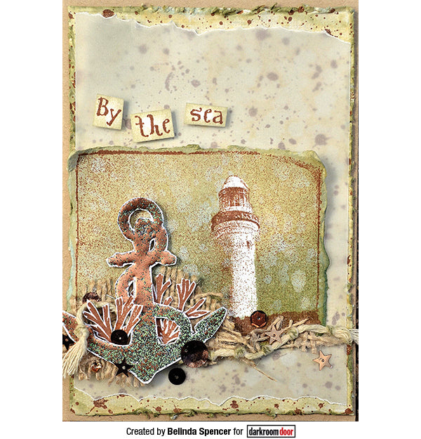 Rubber Stamp - Darkroom Door - Eclectic Stamp - Anchor Arts & Crafts Darkroom Door