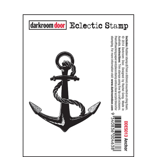 Rubber Stamp - Darkroom Door - Eclectic Stamp - Anchor Arts & Crafts Darkroom Door