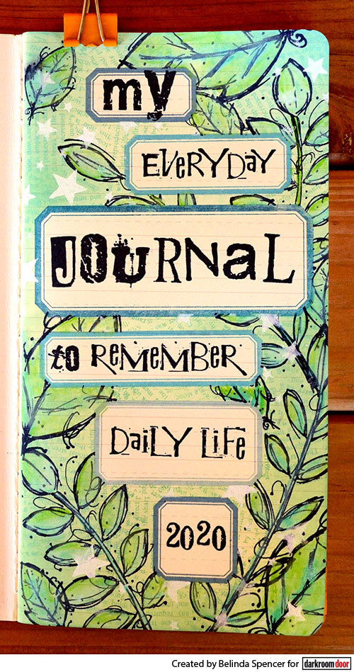 Rubber Stamp - Darkroom Door - Fine Leaves Arts & Crafts Darkroom Door