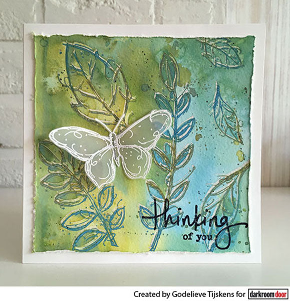 Rubber Stamp - Darkroom Door - Fine Leaves Arts & Crafts Darkroom Door
