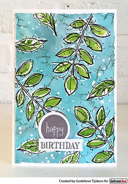 Rubber Stamp - Darkroom Door - Fine Leaves Arts & Crafts Darkroom Door