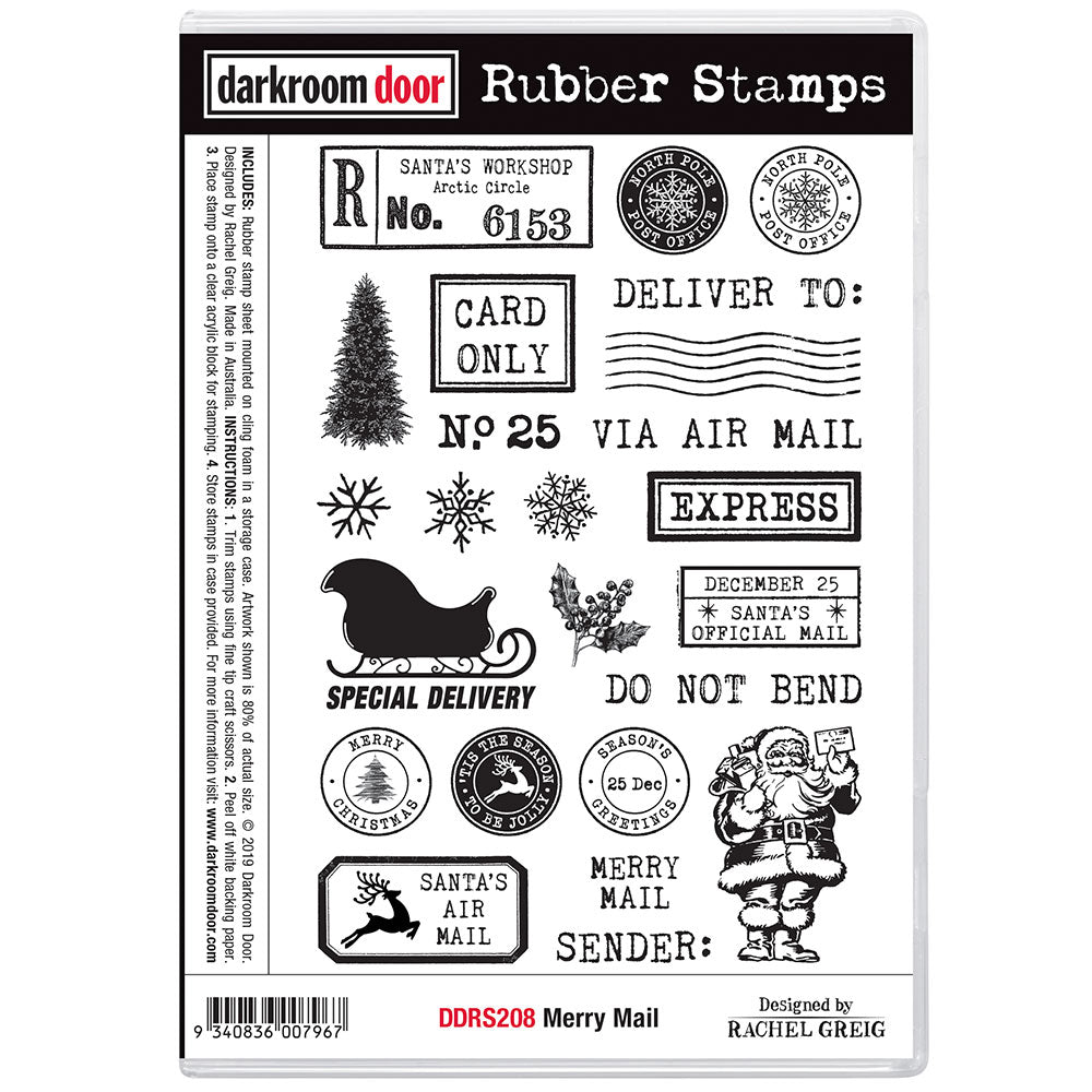 Rubber Stamp - Darkroom Door - Merry Mail Arts & Crafts Darkroom Door