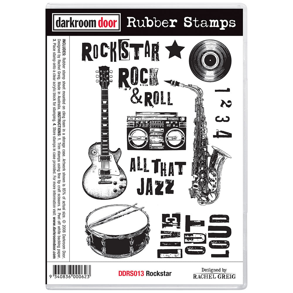 Rubber Stamp - Darkroom Door - Rockstar Arts & Crafts Darkroom Door