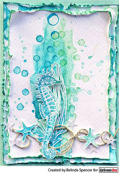 Rubber Stamp - Darkroom Door - Watery Washes Arts & Crafts Darkroom Door