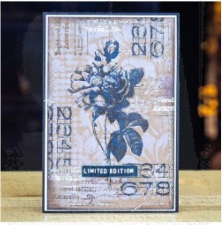 Tim Holtz Cling Mount Stamps: Faded Type