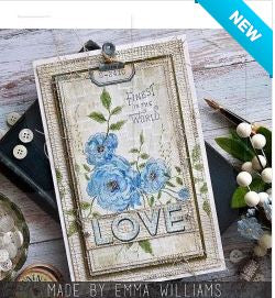 Tim Holtz® Stampers Anonymous - Cling Mount Stamps - Floral Elements