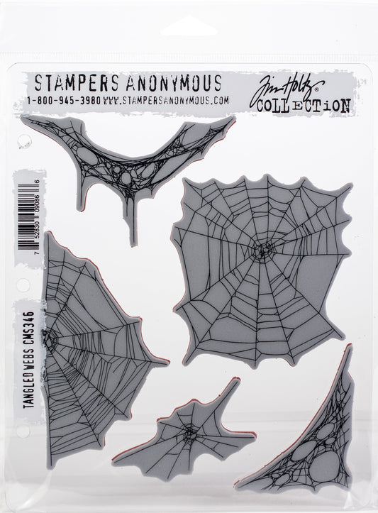 Tim Holtz Cling Mount Stamps: Tangled Webs