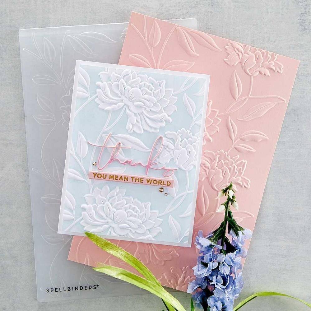Spellbinders 3 Spellbinders - 3D Embossing Folders - Beautiful Blooms – 10Cats