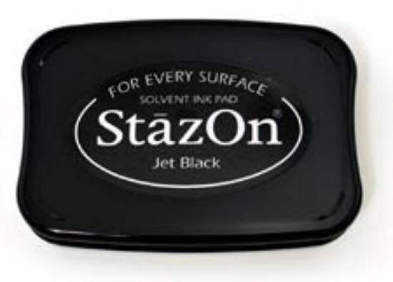 Staz On Ink Pad - Jet Black 10Cats