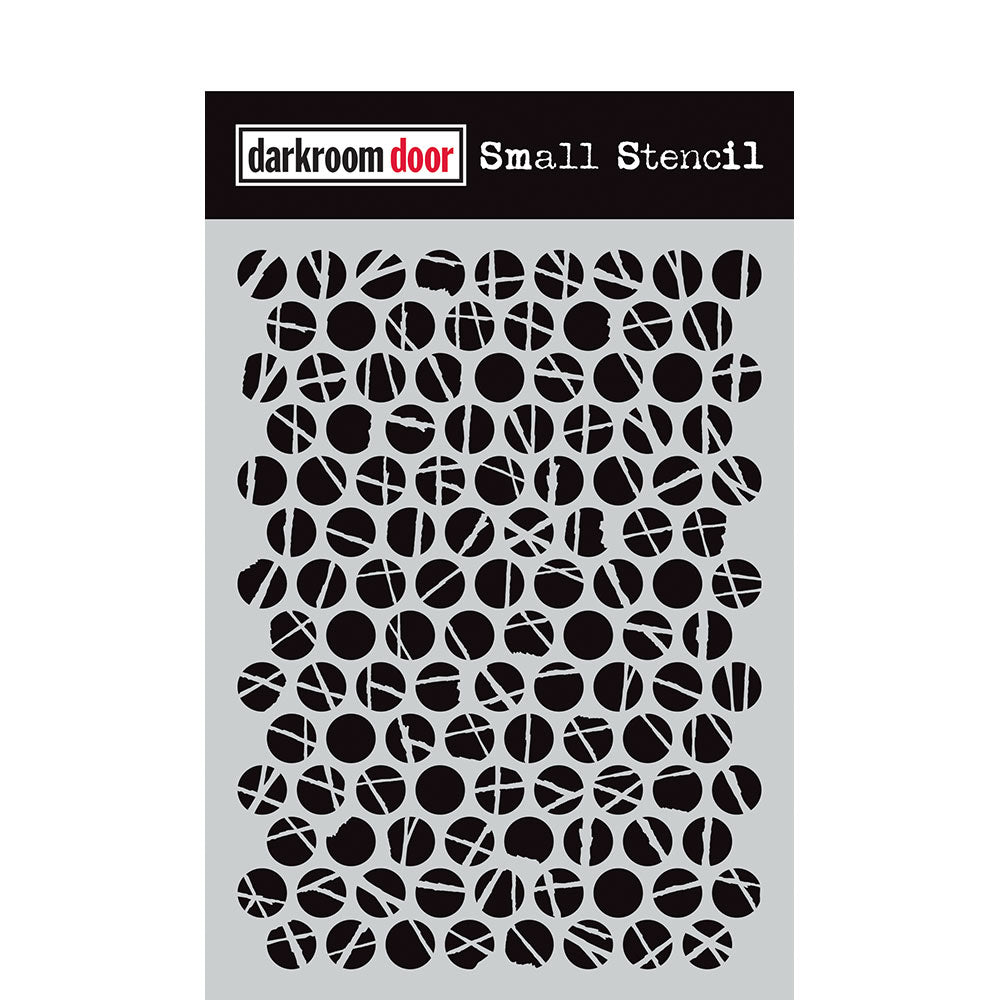 Stencil - Darkroom Door - Polka Dots