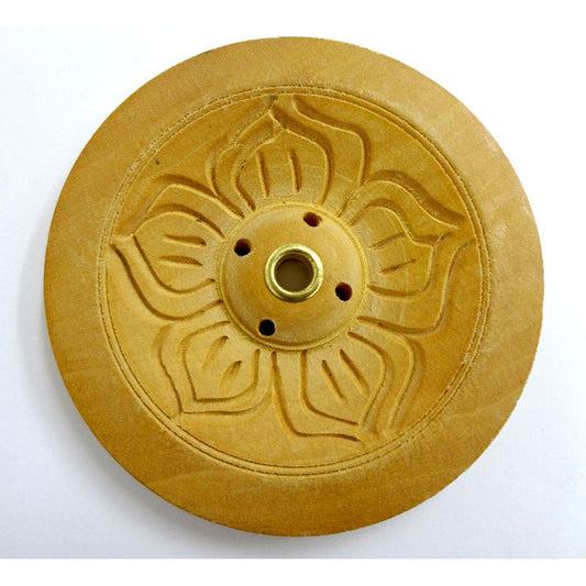 Tibetan Incense Holder - Wooden 7cm (Type C)