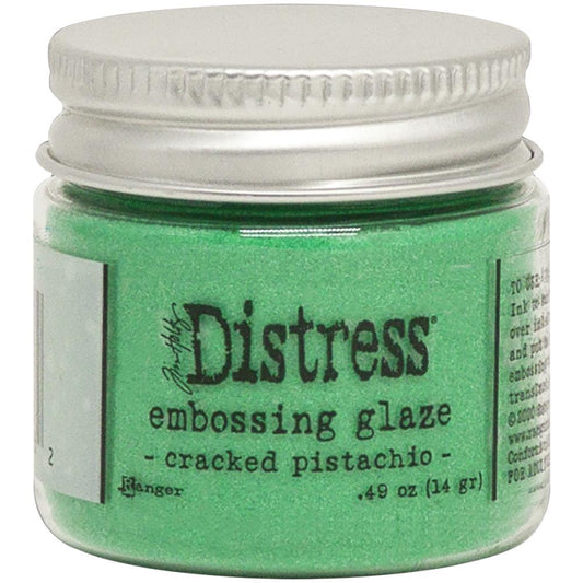 Tim Holtz Distress Embossing Glaze - Cracked Pistachio Arts & Crafts Ranger