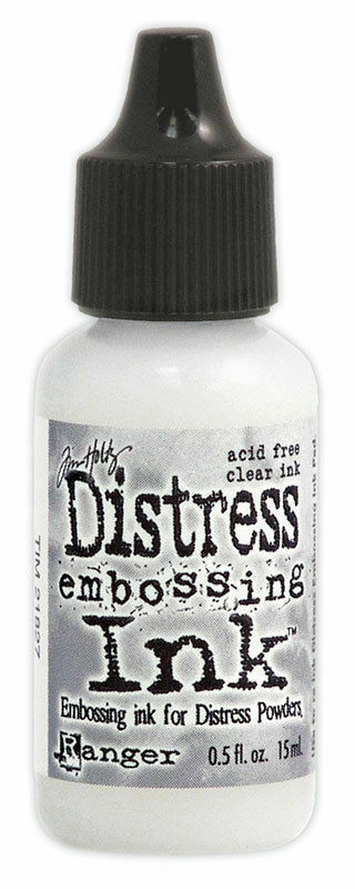 Tim Holtz Distress Embossing Ink Pad Re-Inker - 10Cats