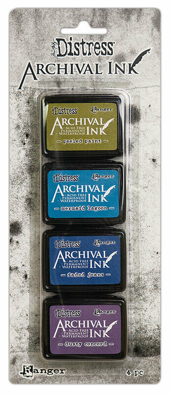 Tim Holtz Mini Distress Archival Ink Kit #2 - 10Cats